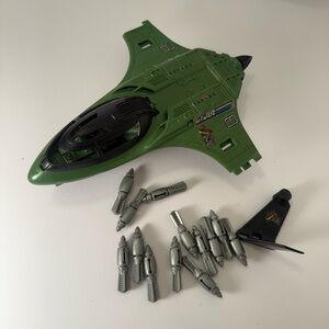 GI Joe Mudfighter Plane 1989 Hasbro toy vehicle Incomplete!